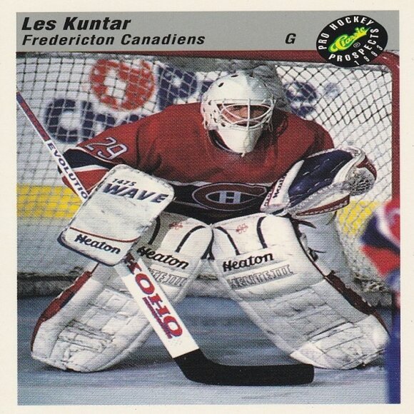 Les Kuntar (Canadiens) 1993 Classic Games Inc. Series Hockey Card - Number 72 - Picture 1 of 2